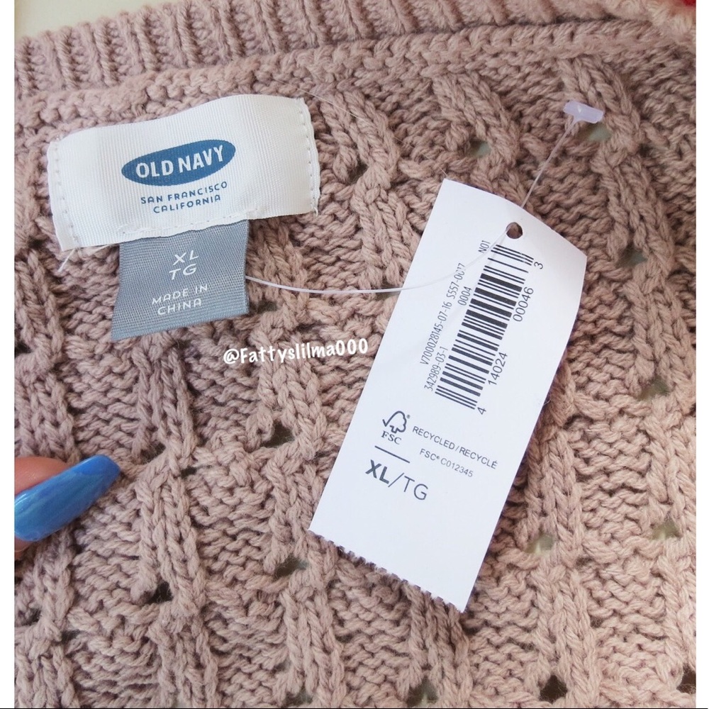 NWT Taupe mauve slouchy knit sweater 🍁 - Picture 8 of 8